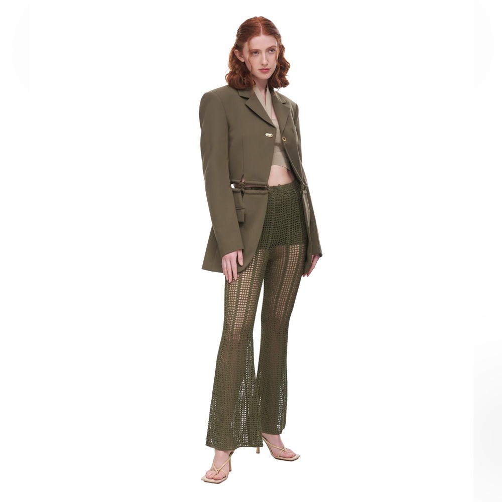 DION LEE CROCHET PANT